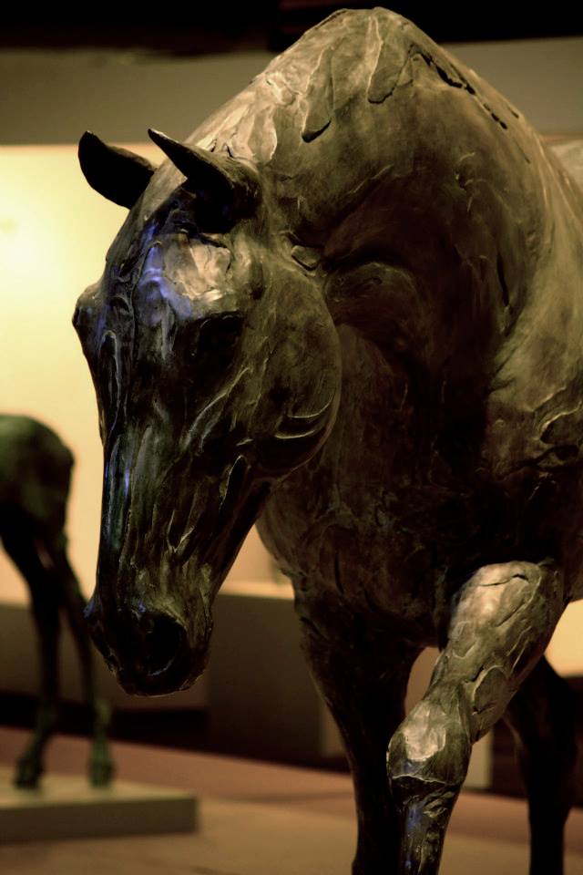 catherine thiry, sculptures / Grand Nomad – bronze – 180 cm