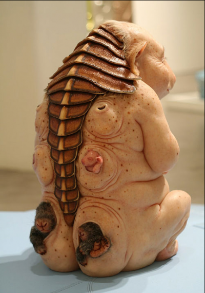 Patricia Piccinini – Back Cramps / Northern Hairynosed Wombat