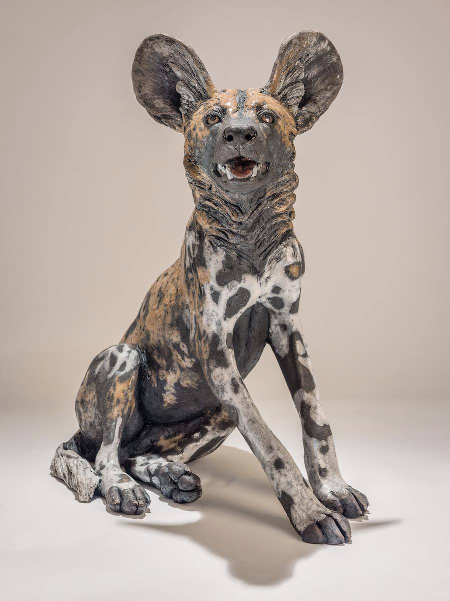 Nick Mackman – Wild dog sculpture