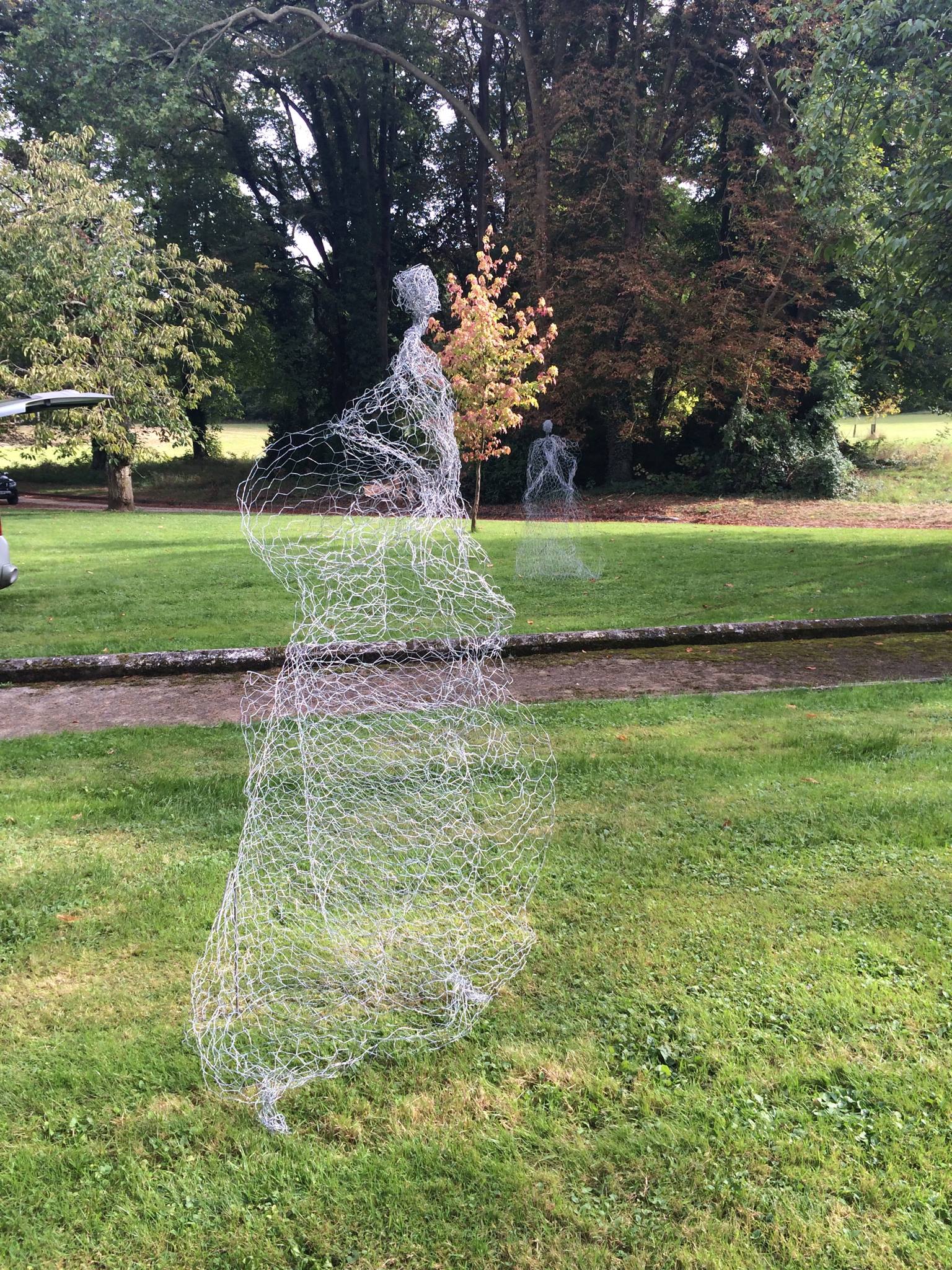 Magic Wire mesh sculpture by Pauline Ohrel