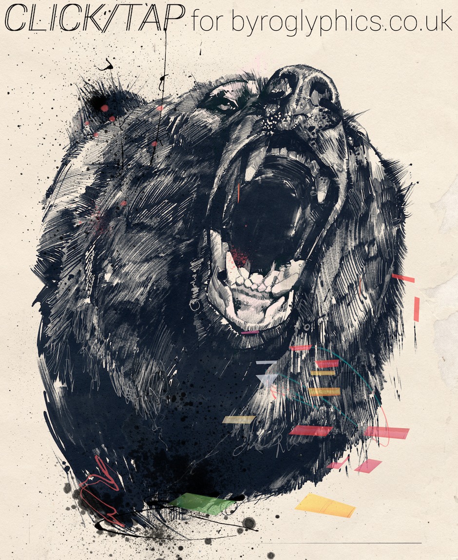 Russ Mills – bear digitale illustration