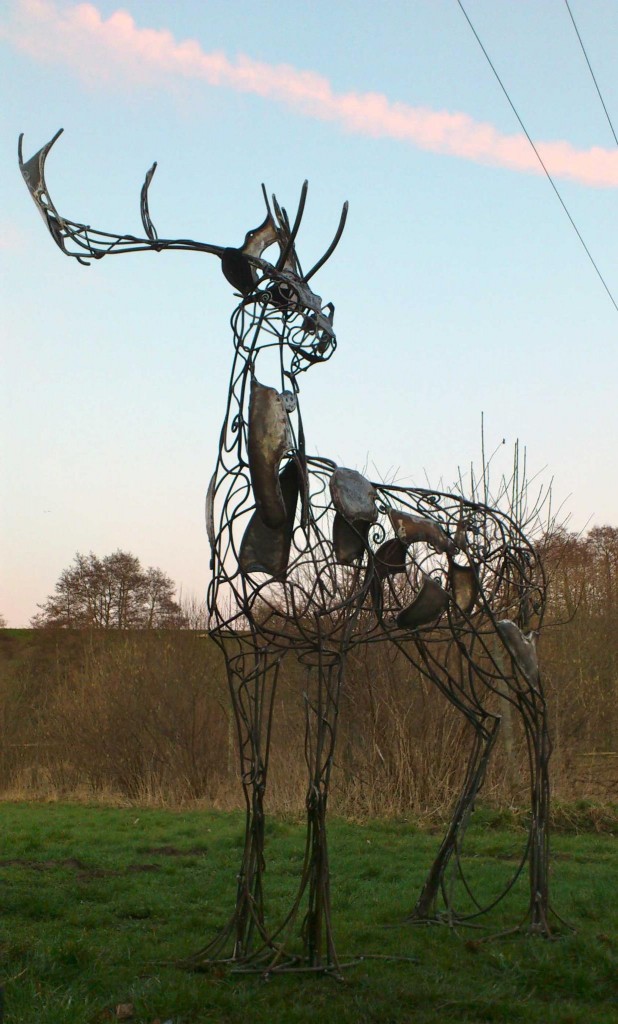 David Freedman - Deer Metal Sculptures