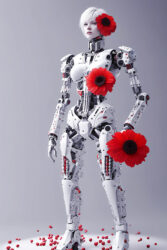 Robot humanoide Model mode luxe with poppies. Free download. (11)
